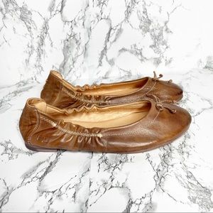BED STU Bosworth Ballet Flat Brown Leather 7